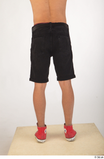 Colin black shorts clothing leg lower body red shoes 0005.jpg